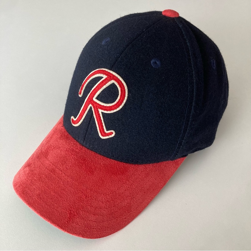 Tacoma Rainiers Hometown Collection Strap Back Logo Baseball Hat In Red / Navy